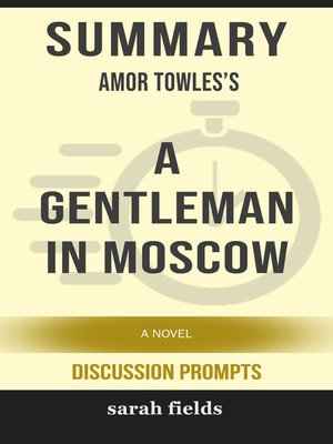 cover image of Summary of a Gentleman in Moscow
